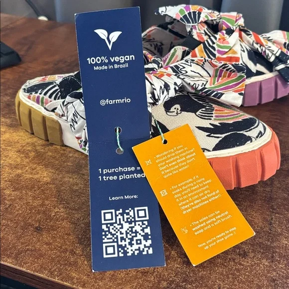 Farm Rio Birds Mule Sneaker with Bow - Picture 6 of 8